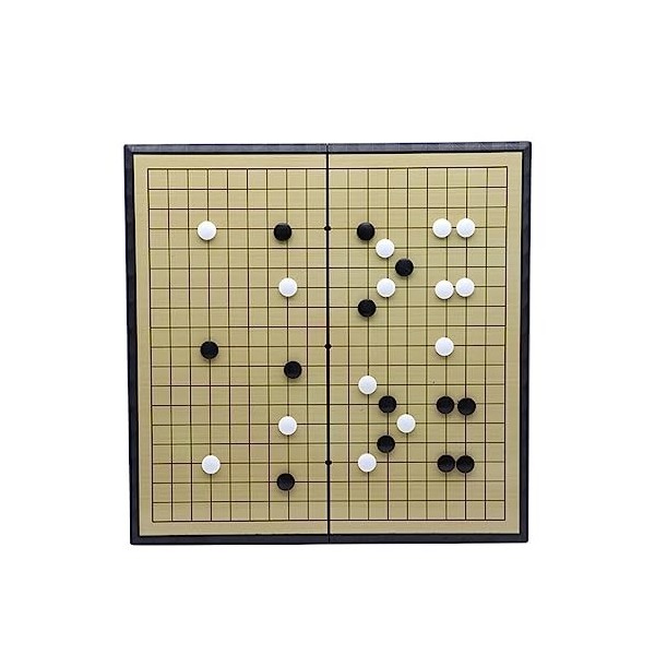 ICDKOYK Portable Go Jeu réutilisable Pliable Remplacement Mignon école Voyage intérieur extérieur Weiqi Jouet Jouet Cadeau d