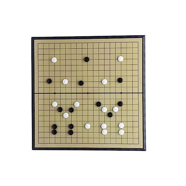 ICDKOYK Portable Go Jeu réutilisable Pliable Remplacement Mignon école Voyage intérieur extérieur Weiqi Jouet Jouet Cadeau d