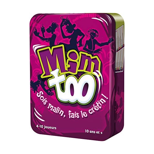 Asmodee CGMIMP01 Cocktail Games | Mimtoo : Pop Culture | Jeu de Société | Jeu dambiance | A partir de 10 Ans | 4 à 10 Joueur