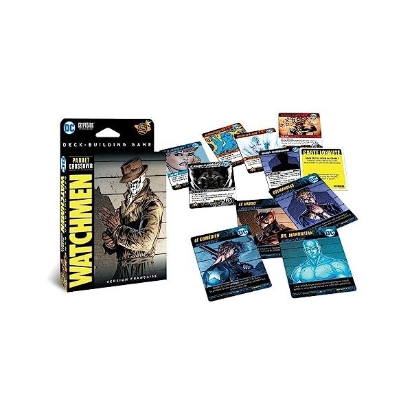 Dont Panic Games- DC Comics Deck-Building Game-Extension : Watchmen [Version Française], GAME1018, [Crossover]