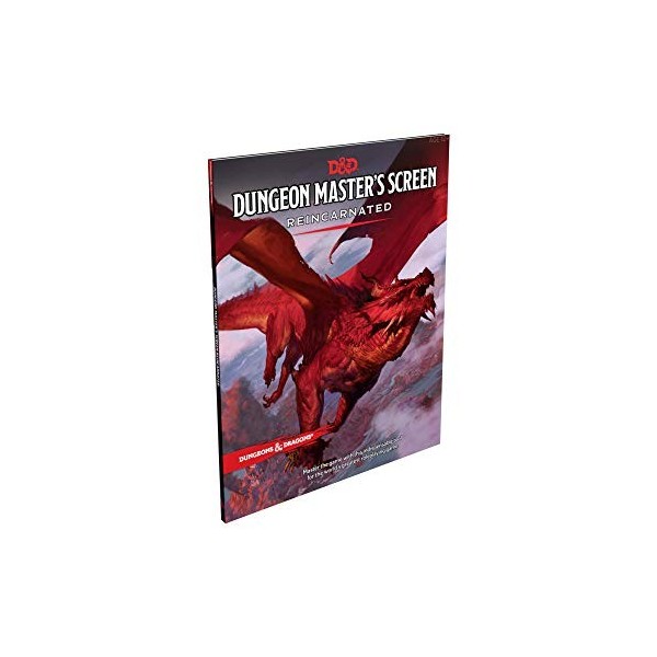 Dungeons & Dragons- Écran, Reincarnated, Multicolore, Taille Unique