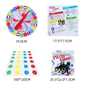 Jeu dhabileté pour Enfants et Adultes, Jeux de fête pour Enfants, Jeu de Sol avec Tapis de Jeu, Jeu dadresse pour Enfants e