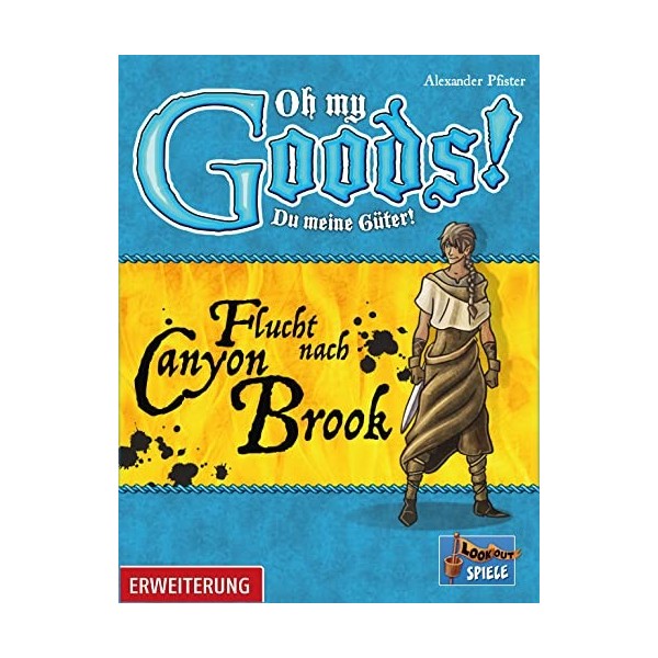 Asmodee | Lookout Jeux | Oh My Goods! Vous Mes biens! – Escape to Canyon Brook | Extension | Jeu Famille | Jeu de Cartes | 1-