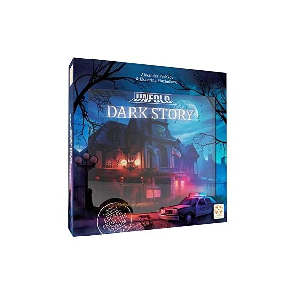 Lifestyle Boardgames Unfold - Dark Story - Version française - Jeu de société narratif - Escape Game - Connexion avec Escape 