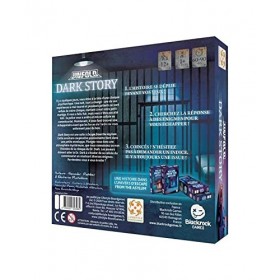 Lifestyle Boardgames Unfold - Dark Story - Version française - Jeu de société narratif - Escape Game - Connexion avec Escape 
