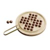 perfk Peg Solitaire jeu de société Puzzle en bois jeu de société jouet déchecs Puzzles adultes jeu de société Solo jeu de so