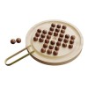 perfk Peg Solitaire jeu de société Puzzle en bois jeu de société jouet déchecs Puzzles adultes jeu de société Solo jeu de so