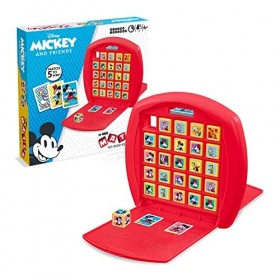 Winning Moves - Match Mickey ET Ses Amis - Aligne 5 Cubes pour Gagner - Jeu de société - Version française