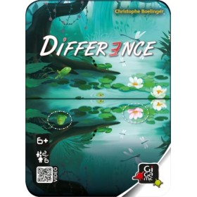 Gigamic- Jeu de Cartes-Difference, GMDI, Multicolore, coloré