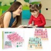 PW TOOLS Cartes en Bois Devinez Qui Jeu, Question Rapien Bois devinettes en Famille, Jeu interactif éducatif pour garçons et 