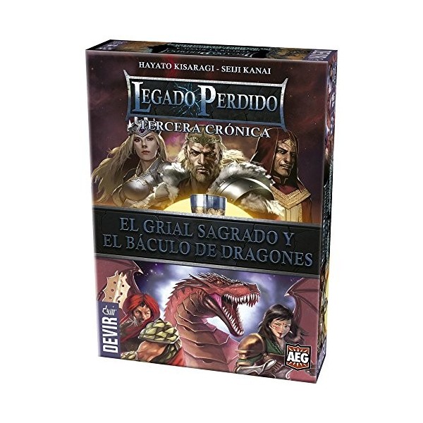 Devir - Héritage Perdu : Le Graal Sacré et Le Bâton des Dragons, Jeu de Cartes, Jeu de Cartes dIngénierie BGLEG3 