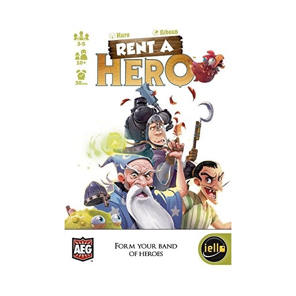 Unbekannt Iello 51308 – Rent A Hero – Jeu de Cartes – Anglais