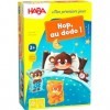 Haba - Mes Premiers Jeux – Hop, au Dodo - Jeu de société Enfant en Bois - 2 Jeux de classement et 1 Jeu de mémoire - Jeu ludi