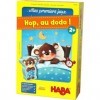 Haba - Mes Premiers Jeux – Hop, au Dodo - Jeu de société Enfant en Bois - 2 Jeux de classement et 1 Jeu de mémoire - Jeu ludi