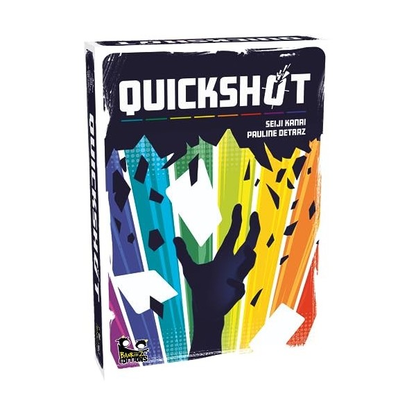 Blackrock Games QUICKSHOT - BANKIIZ éditions - Jeu de société - Jeu de rapidité - Bataille Royale - à partir de 10 Ans
