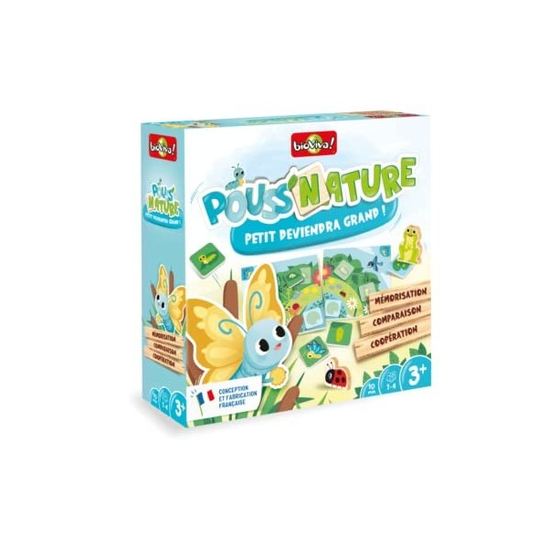 BIOVIVA - TriNature - Jeux de société ludique pour enfant dès 3 ans - 1 à 4 joueurs - 400206