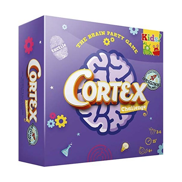 Asmodee - Cortex : Super Cortex Challenge - Edition Genius - Jeu de Société Famille et Enfants dès 8 Ans - Jeu de Stratégie e