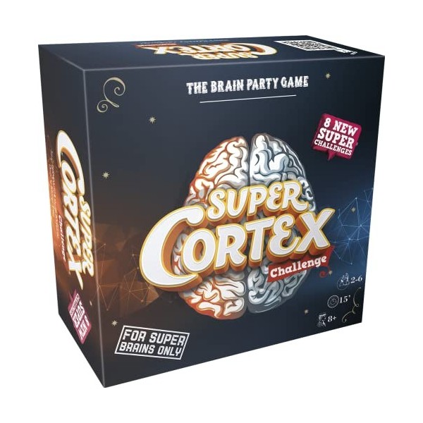 Asmodee - Cortex : Super Cortex Challenge - Edition Genius - Jeu de Société Famille et Enfants dès 8 Ans - Jeu de Stratégie e