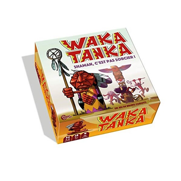 WAKA TANKA - jeu de bluff et jeu de cartes pour toute la famille - Qui sera le futur shaman de la grande tribu Sioux ? 3 à 6 