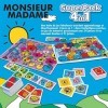 Educa - Monsieur Madame Superpack. Multiples possibilités de Jeux. Comprend des Dominos, Un Identique et 2 Puzzles, Jeu de so