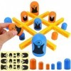 shallyong Tic Tac Toe, Tic Tac Toe 3D, Tic Tac Toe Big Eat Small Puzzle, Jeux de Stratégie pour Enfants