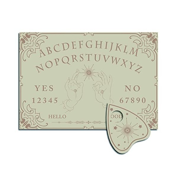 CREATCABIN Kitty Wood Spirit Board Cat Pendule Board Planches Ouija...