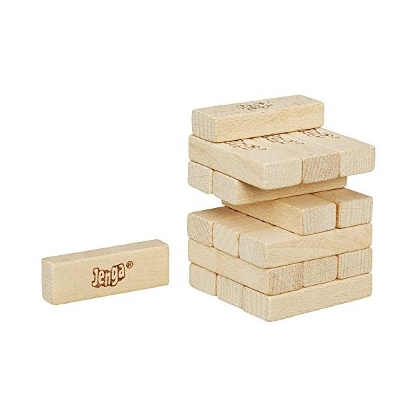 Hasbro Gaming Jenga Mini Game, Ages 6 and Up, for 1 Or More Players