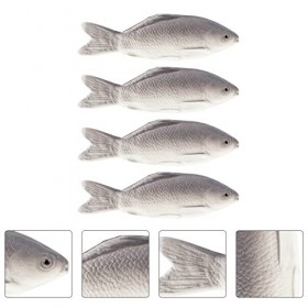 TOYANDONA 4 pièces Simulé poisson plastique jouet poisson artificiel modèle