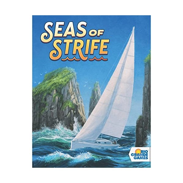 Seas of Strife – Rio Grande Games, jeu de cartes à prendre de tours, à partir de 14 ans, 3 à 6 joueurs, 45 minutes