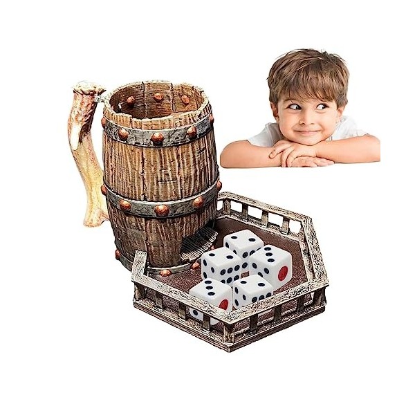 Cyhamse Jeu Table Plateau dés | RPG Players Rolling Case Jeu Table Dice Rolling Toy,Joueurs RPG Grands Accessoires Jeu Jeu rô