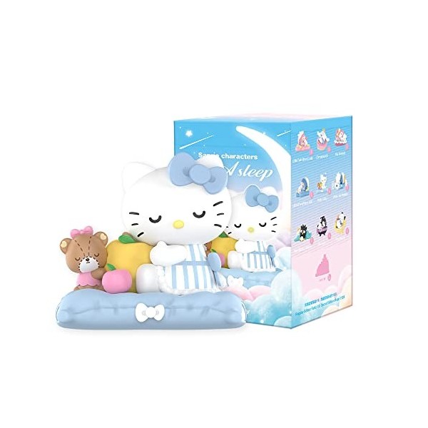 POP MART Hello Kitty Yummy Series-1PC Figurines Populaires Figurines Aléatoires Figurines d’Action Figurines de Jouet Figurin