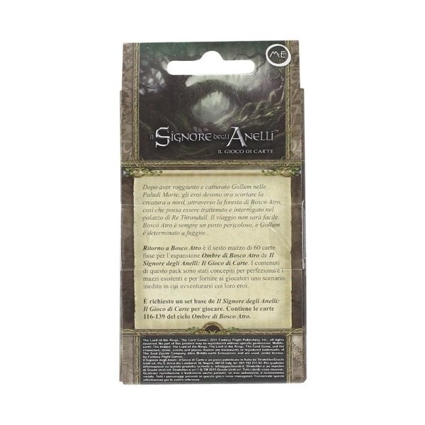 Giochi Uniti Sl0104 – Le Seigneur des Anneaux Lcg Retour à Mirkwood Forest