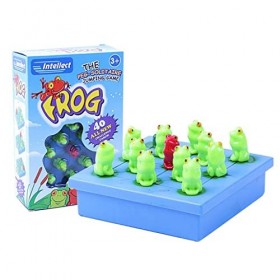 Qianly Frog The Peg Solitaire Jumping Board Game Enfants Intellect Jeu de Jouets Déchecs