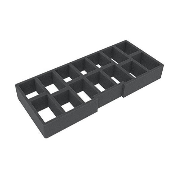 Feldherr Recharge 3 pièces Set Compatible avec Chessex Box Small - Insert Mousse avec 14 Compartiments