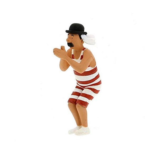 Moulinsart Figurine de Collection Tintin Dupond baigneur 9cm 42474 2011 