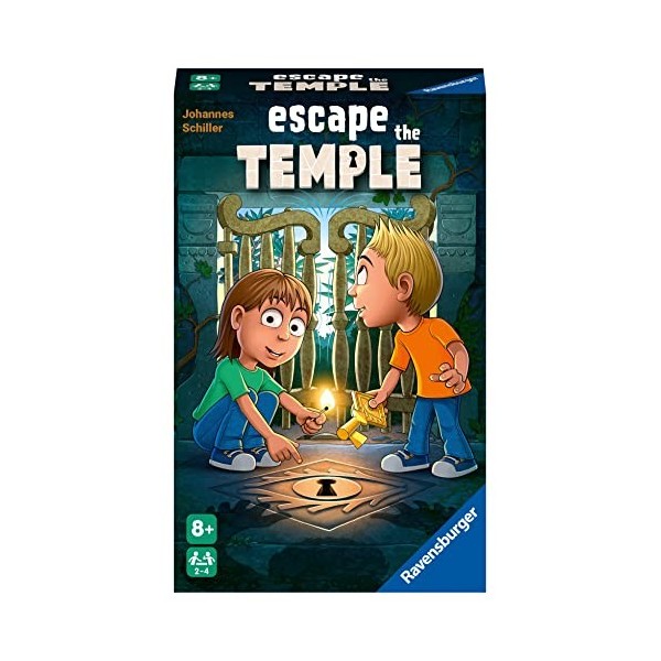 Ravensburger 20963 - Escape The Temple - Brettspiel für Kinder AB 8 Jahren, Familienspiel für Kinder und Erwachsene, Klassike