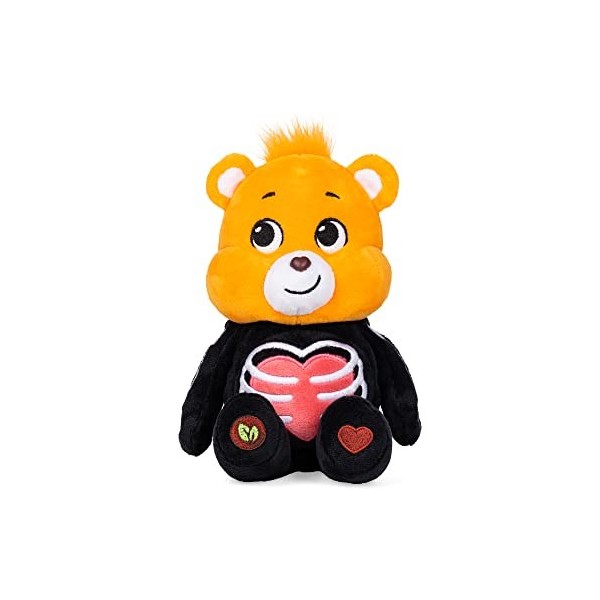 Care Bear Halloween Peluche Haricots 22 cm - Ours Squelette Tenderheart, Peluche Mignonne à Collectionner, Peluche pour Garço