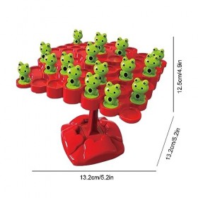 Julydeer Jeu déquilibre de Table Parent-Enfant, Balle dinteraction, Jeu de mathématiques, Coordination œil-Main, Planche d