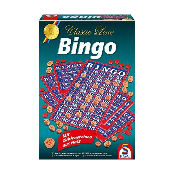 Schmidt - 49089 - Jeu de Plateau - Classic Line - Bingo