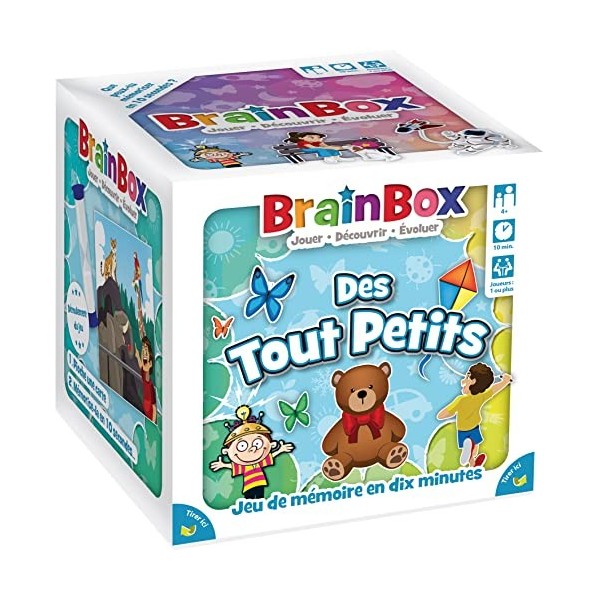 The Green Board Game Co. | Brainbox : ABC | Jeu de société | À partir de 4 ans | 2 joueurs et plus | 10 minutes