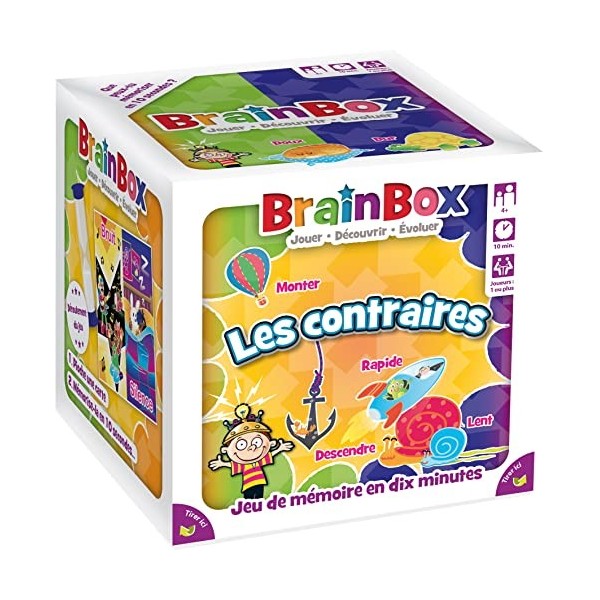 The Green Board Game Co. | Brainbox : ABC | Jeu de société | À partir de 4 ans | 2 joueurs et plus | 10 minutes