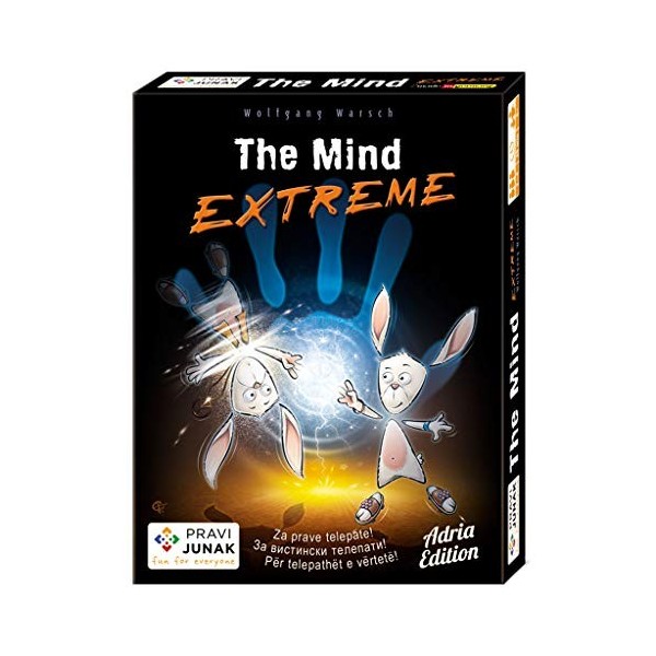 Pravi Junak The Mind Extreme Adria Edition – Game of the Year Nominee 2018 Sequel – Fun Exciting Unique Cooperative Card Game