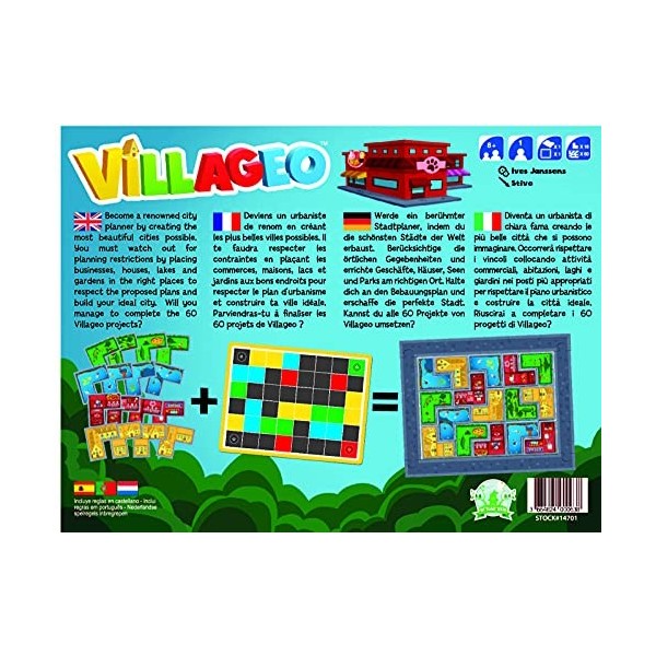 blue orange- Jeux de Société, 3664824000638, Multicolore