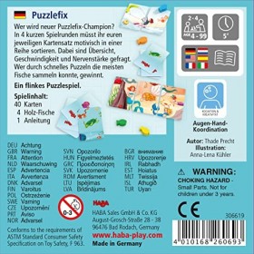 HABA 306619 – Puzzle fix, jeu de souvenirs à partir de 4 ans