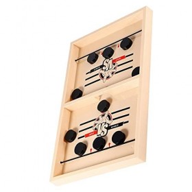 Jeu Familial de Plateau de Hockey Jeux de Famille drôles avec échiquier et pions pour Enfants garçons Filles Jouets dentraîn