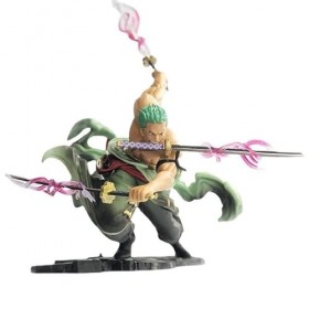 LGQHCE Figurine de One Piece Roronoa Zoro, 1 PCS Modèle Figurine Desktop Ornements Animé Personnage Modèle pour Enfants Anniv