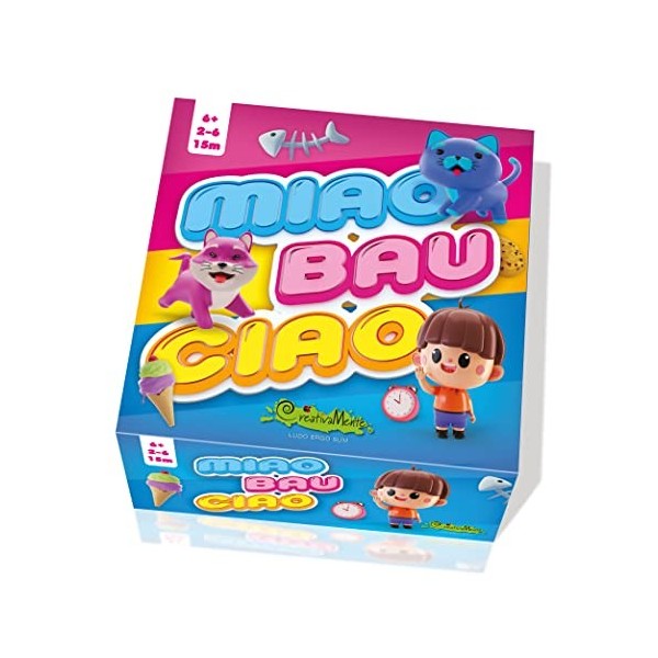 CreativaMente Miao BAU Ciao Jeu en Boîte