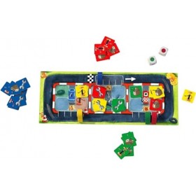 HABA 305260 PU-PU-Pitstop - A Frantic Dice Game for Ages 3+ and Up, English Instructions Made in Germany 