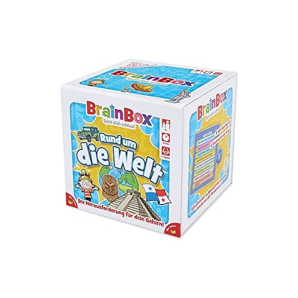 Brain Box Jeu éducatif pour Enfants à partir de 8 Ans - Blanc