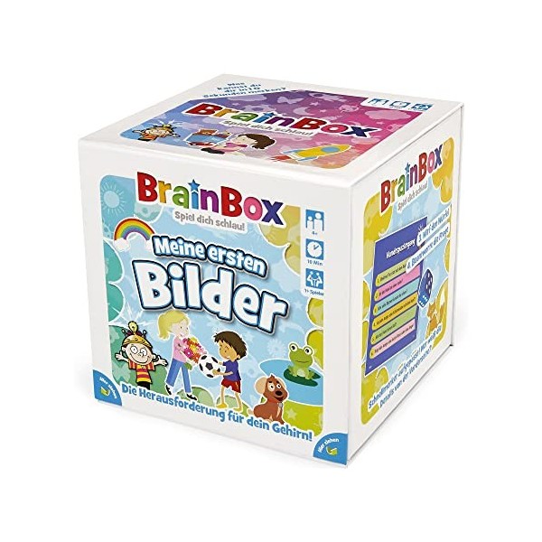 Brain Box Jeu éducatif pour Enfants à partir de 8 Ans - Blanc